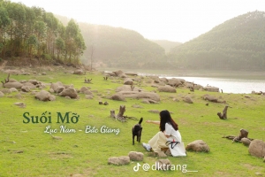 Khu du lịch Suối Mỡ trở thành điểm “check-in” hấp dẫn của giới trẻ 
