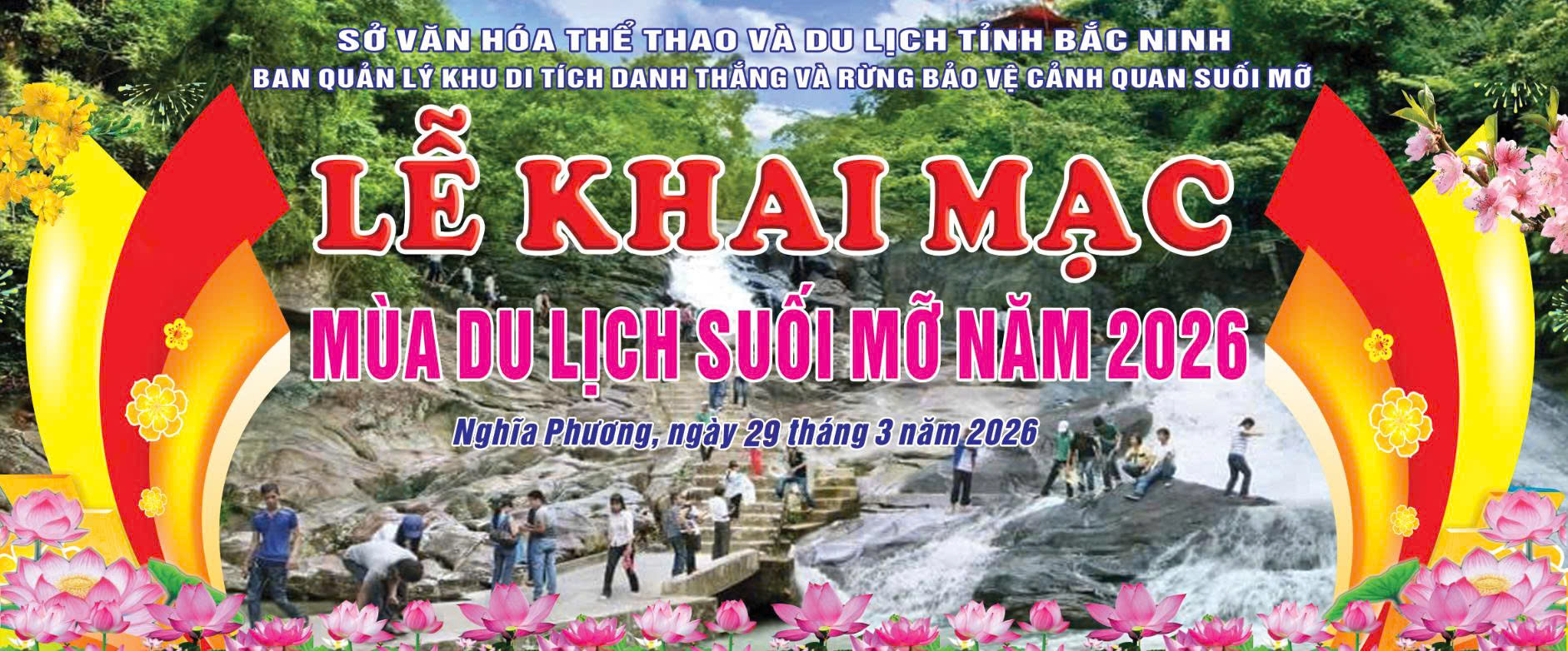 Khai mạc mùa du lịch Suối Mỡ, hưởng ứng Festival 