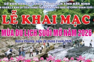 Khai mạc mùa du lịch Suối Mỡ, hưởng ứng Festival 